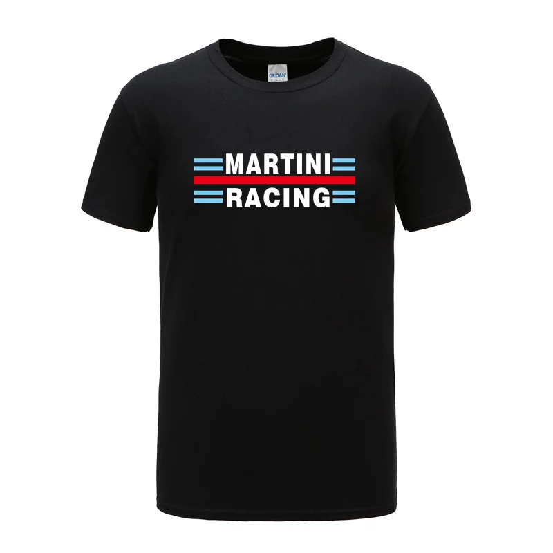Maglietta In Cotone Da Uomo Girocollo Top Williams Martini Racing Nuova Camicia Da Uomo Maniche Corte Estate Taglia Più Grande Homme T-Shirt Nera