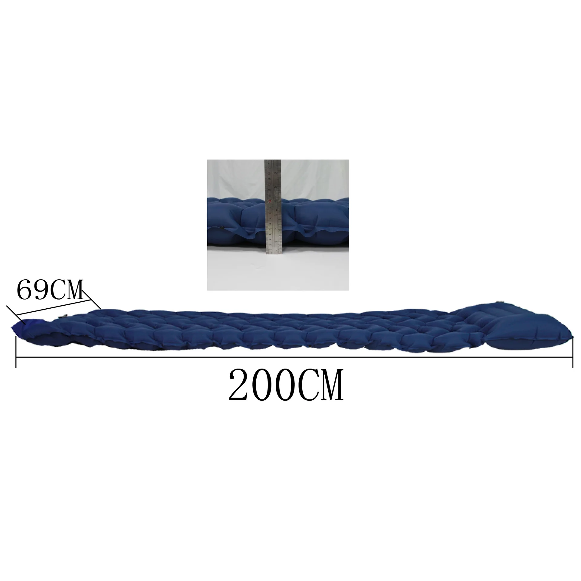 Air mattress outdoor camping tent camping portable air mattress floor bedding household air bed car supplies
