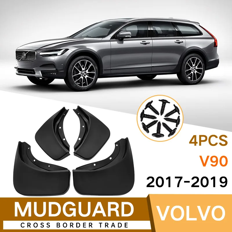 

4x Car Mud Flaps Mud Fender For Volvo V90 2017 2018 2019 2020 Mudguards Splash Guards Mudflaps Mudguard Tyre Fenders Accessories