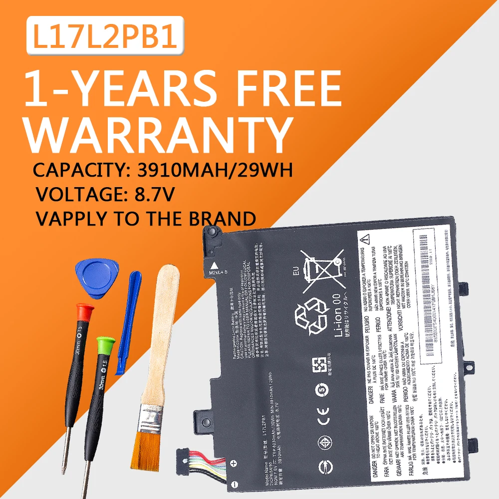 

L17C2PB1 Laptop Battery For Lenovo V330-14IKB 14ARR V130-14IGM 14IKB L17L2PB1 L17L2PB2 L17M2PB1 L17C2PB1 L17C2PB2