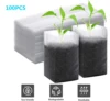 100PCS Biodegradable Plant Bags Non Woven Seedling for Garden Seed Starters Pouchs Transplant Pots Grow for Vegetables Flowers 1