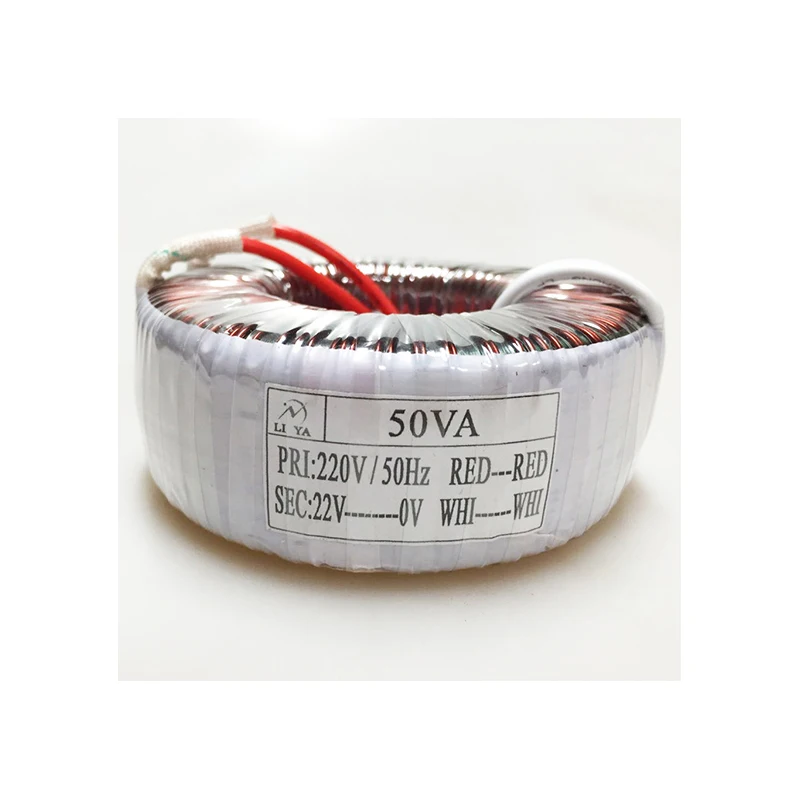 

50W toroidal transformer 220V to 22V power amplifier transformer audio power supply voltage customization