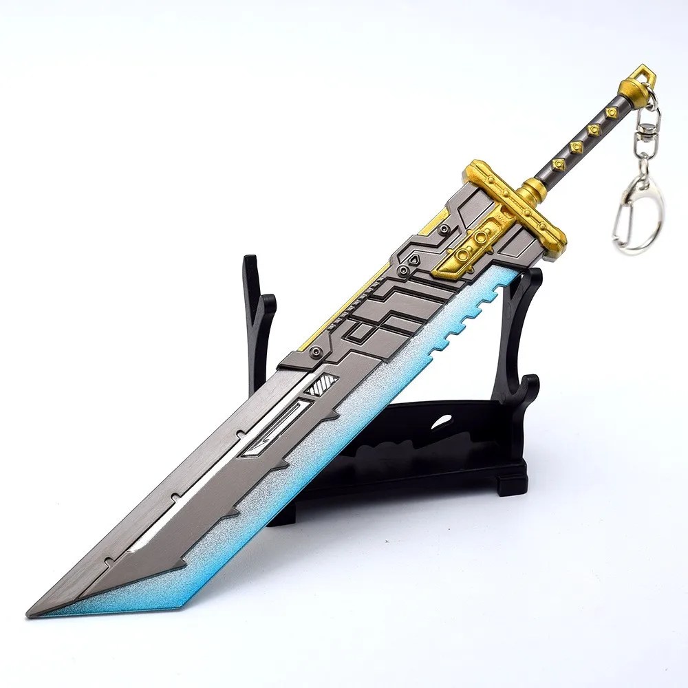 21Cm Cloud Buster Sword Apex Legends Heirloom Last Fantasy 7 Game Periferiche Full Metal Distruzione Spada Modello Di Arma Regali