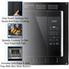 RecPro RV Kitchen Air Fryer & Convection Microwave with Trim Kit | 1.0 Cu. Ft. | 120V | 6 Cooking Modes (Black) 4