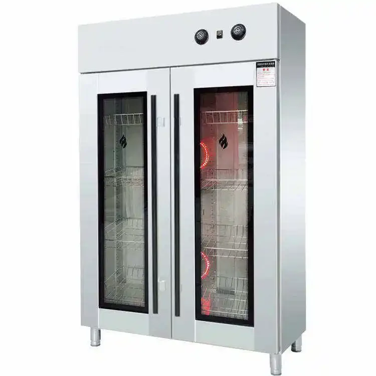 Big Space Stainless Steel Thickened Glass Constant Temperature Durable Cleaning Disinfection Cabinet 220v 2