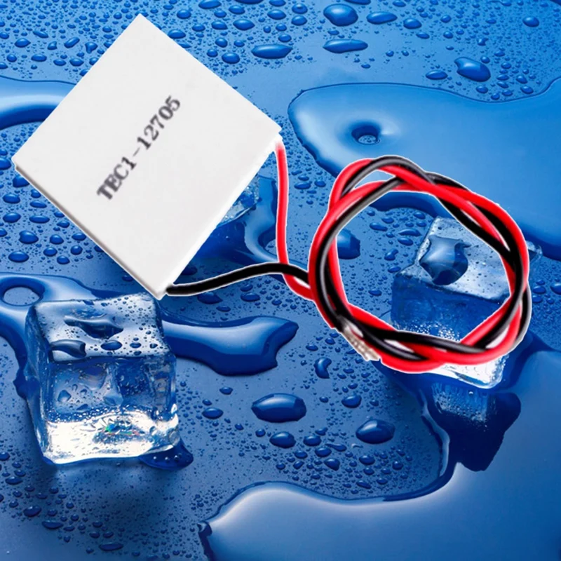 TEC1-12705 열전 냉각기 펠티에, 냉각기 방열기용 펠티에 요소 모듈, 40x40mm, TEC12705
