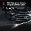 Teslong Wireless Endoscope Camera 2.0 MP HD Borescope Camera for Iphone＆Android WiFi Inspection Camera Flexible Snake Camera 4