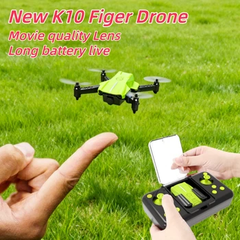 Nuovo K10 Mine Drone Pocket 8K HD Camera FPV RC Professionale RTF Quadottero Pieghevole Evitamento Ostacoli Aereo Regalo Per Bambini Capretto