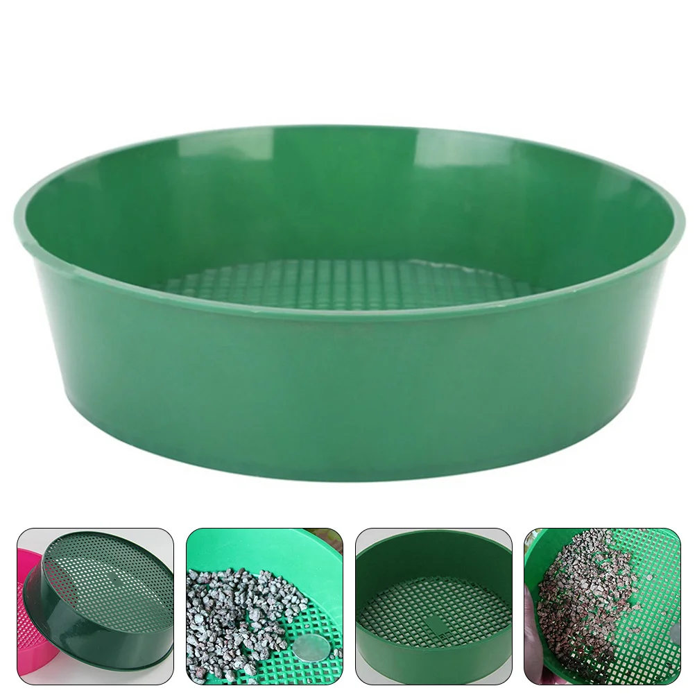 

Sifting Soil Sieve Plastic Mesh Sieve Multi-function Rocks Sifter Tool Gardening Tool