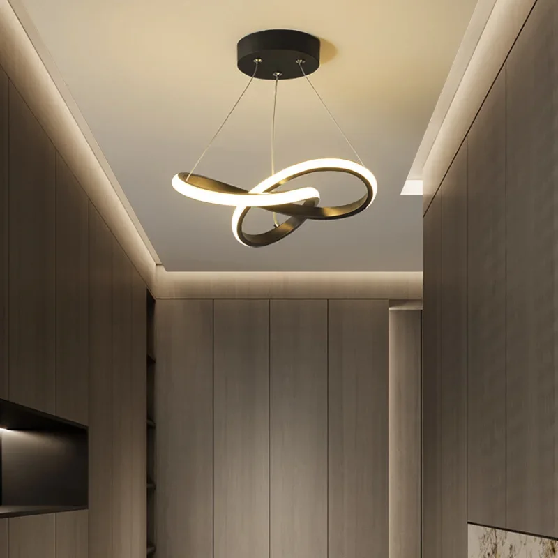 LED Line Pendant Light Modern 24/30cm Aluminium Hanging Lamp Entrance Hallway Passage Restaurant Indoor Illumination Fixture pendant lights pendant lamp