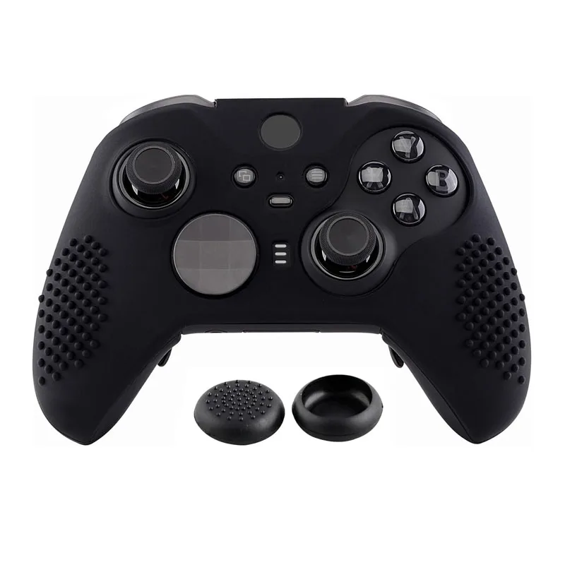 Soft Anti-Slip Silicone Protective Controller Cover with Thumb Grip Caps