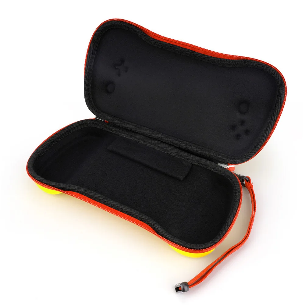 TEHAOUU Kit de protection pour Anbernic RG557, coque et protection d'écran en verre trempé, étui de voyage en TPU pour accessoires RG557 (noir transparent