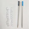 10pcs/lot 11.6cm Special Metal Pen Refills for Ballpoint Pen 1.0mm Ball Pen Refill Blue Black Ink Office Writing Stationery 3