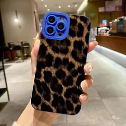 Chic Brown Black Leopard Print Shockproof Phone Case Cover - iPhone 12 (1)