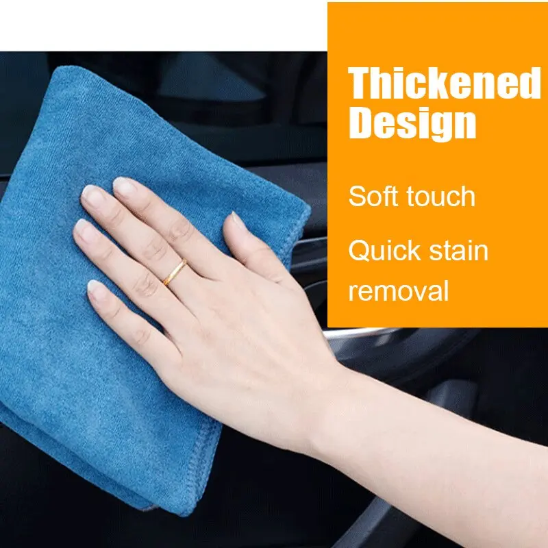 Microfiber Car Towel Advanced Car Wash Wipe Cloth Does Not Remove Wool Double Sided Short Wool Drying Auto Waxing Special Care