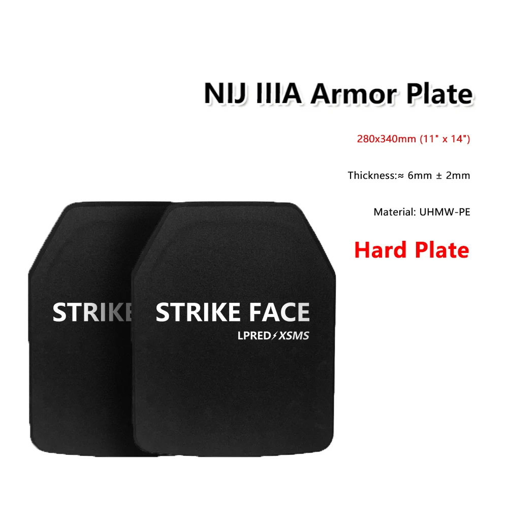 NIJ IIIA 3A ハードアーマー & ソフトアーマープレート 10x12&11x14
