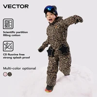 VECTOR -30 Degree Children Ski Jumpsuit Winter Snowboard Jacket Boys and Girls Outdoor Snow Suits Warm Waterproof Kids Ski