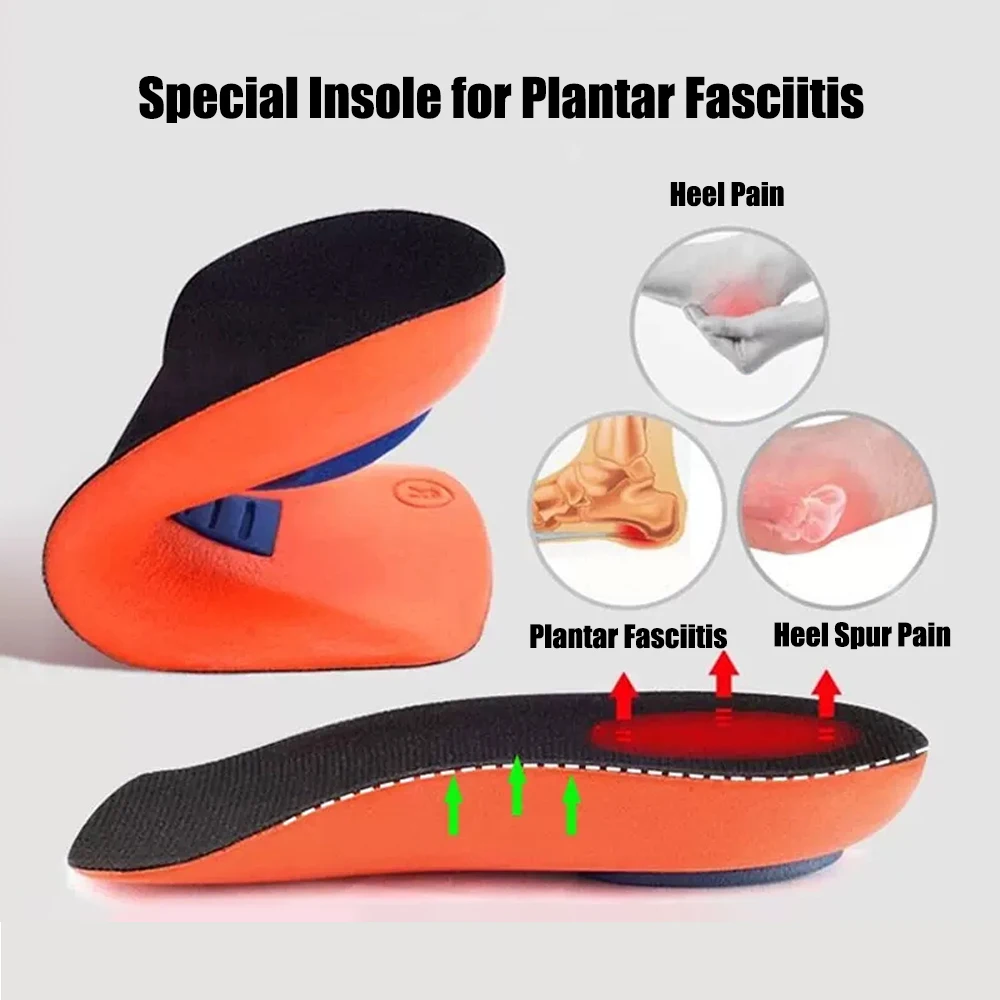 Enhanced Comfort Orthopedic Insoles for Plantar Fasciitis and Flat Feet Support