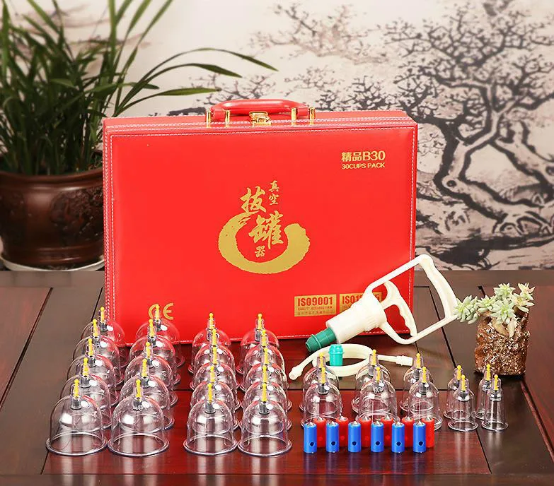 18 pieces, 30 cans, vacuum cupping household suction type cupping promoting blood circulation to remove blood stasis tanks