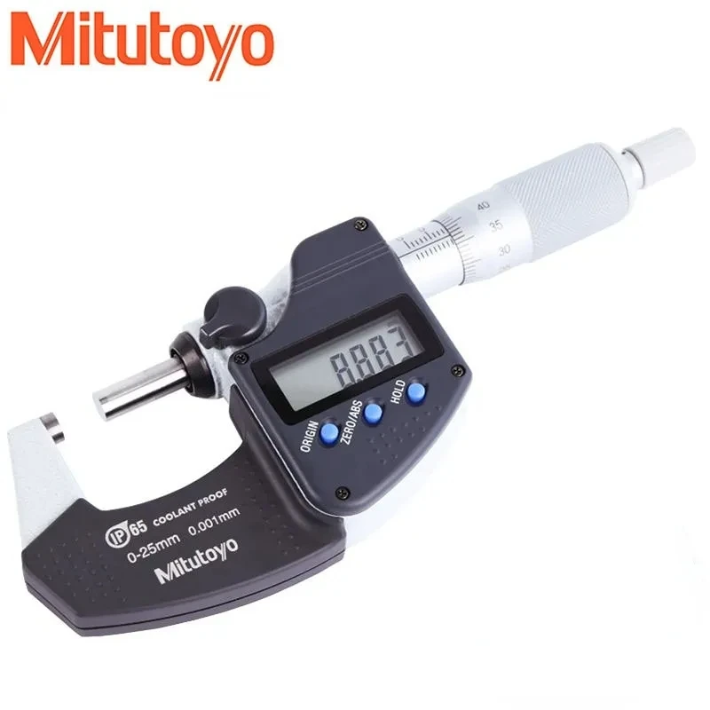 

Mitutoyo Measuring Range 0-25/50/75/100mm/0.001 293-240/241/242/243-30 Digital Outside Micrometers IP65 Accuracy 1um