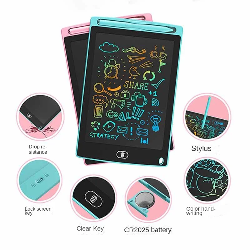 LCD Writing Tablet – 8.5 Inch Educational Drawing Board Toy for Kids