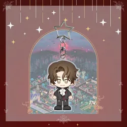 Charming Cartoon Acrylic Keychain - Whimsical Kawaii Keyring & Jewelry Accessory Gift (6)