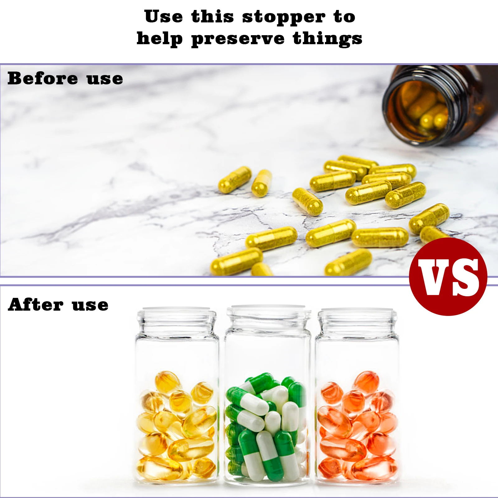 80 Pieces Salt and Pepper Shaker Stoppers 3/4 Inch 1/2 Inch 3/5 Inch and 7/16 seasoning jar salt shaker spices bottle salt pepper shakers