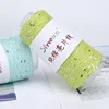 3mm sequin pure cotton thread fashion sequin yarn diy hand knitted fine wool hand knitted worsted crochet thread shawl 1