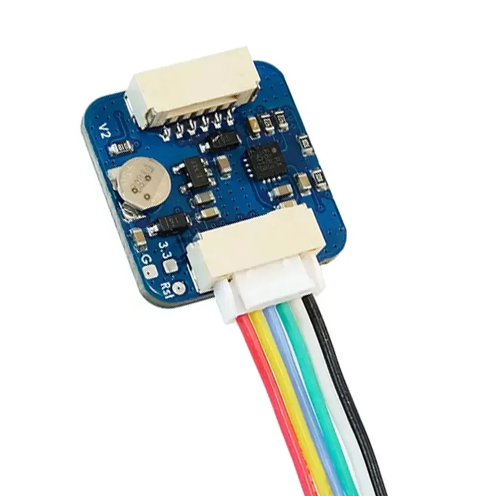 Module GNSS M10Q-5883 avec boussole QMC5883L, composants électroniques et connecteurs visibles en gros plan