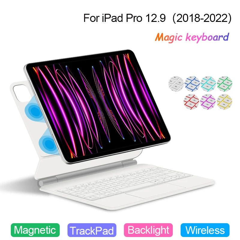 Magic Keyboard For iPad Pro 12.9 2022 2021 2020 2018 3rd 4th