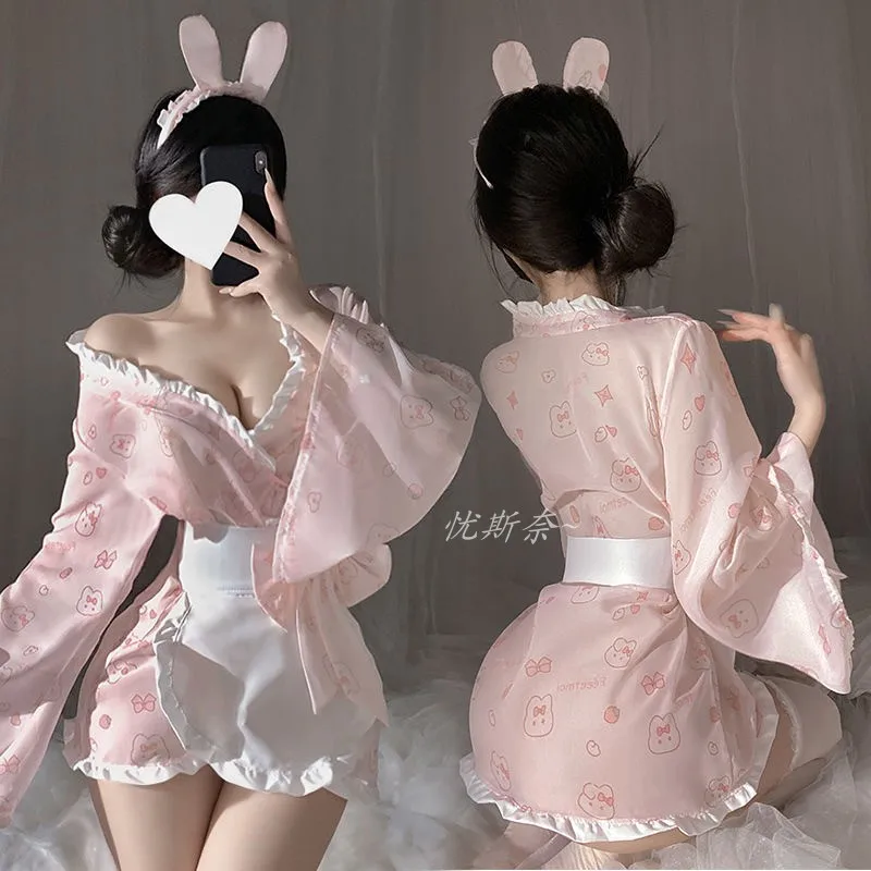 Sex lingerie 2025 new sexy pajamas large-scale uniform maid dating robe qqny teases men and women
