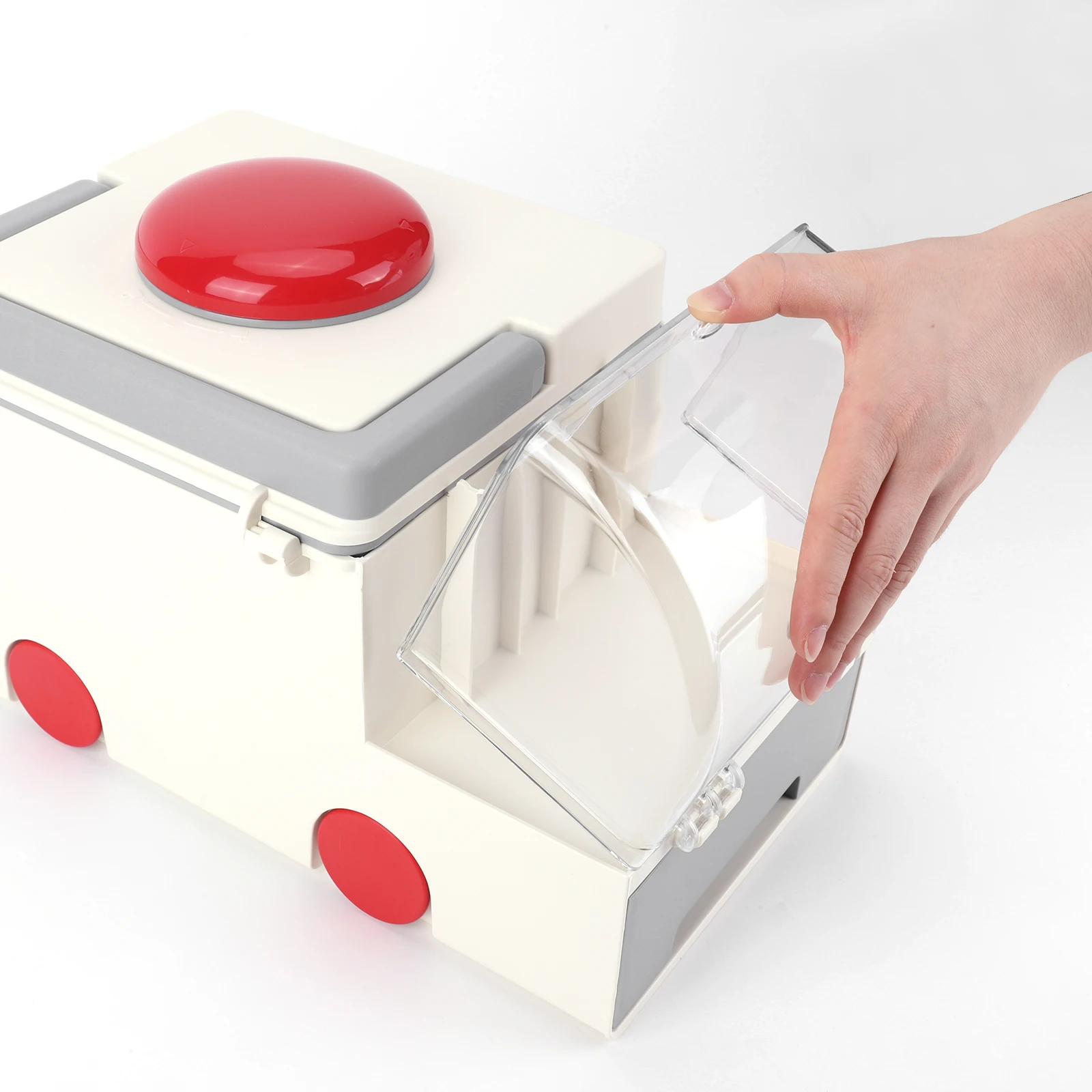 Car-Shaped Household Medicine Box Large Capacity Plastic First Aid Kit Medicine Classification Storage Case for Room Decor