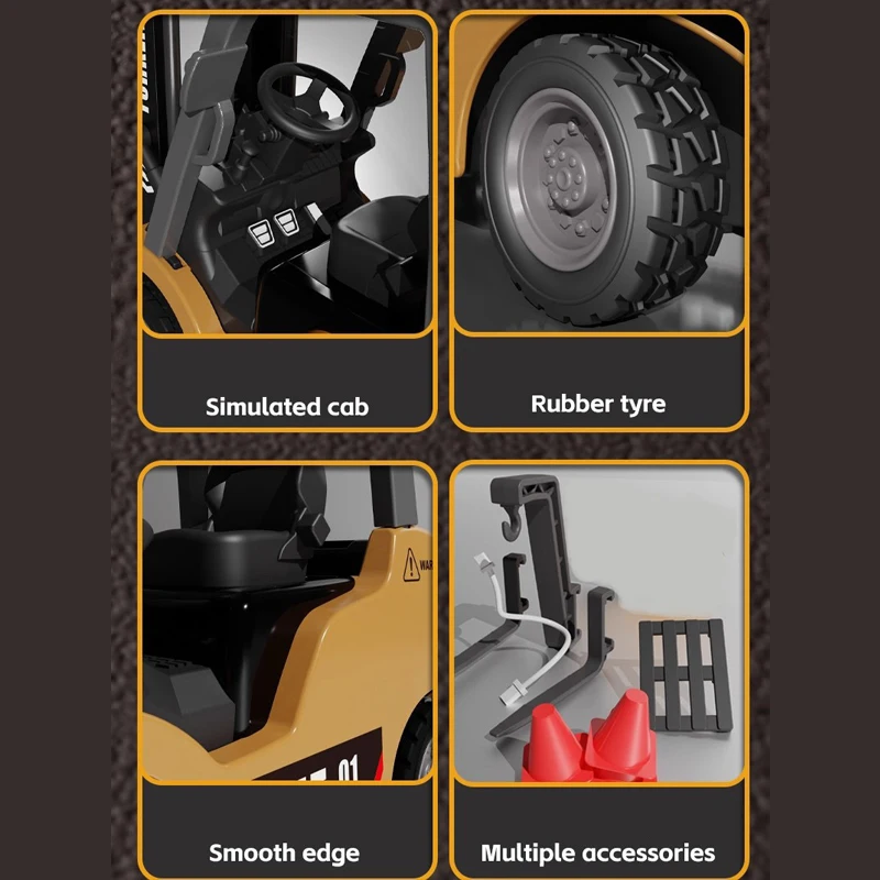 Pelleteuse du Robot Tank RC Engins de Chantier creusant le sol.