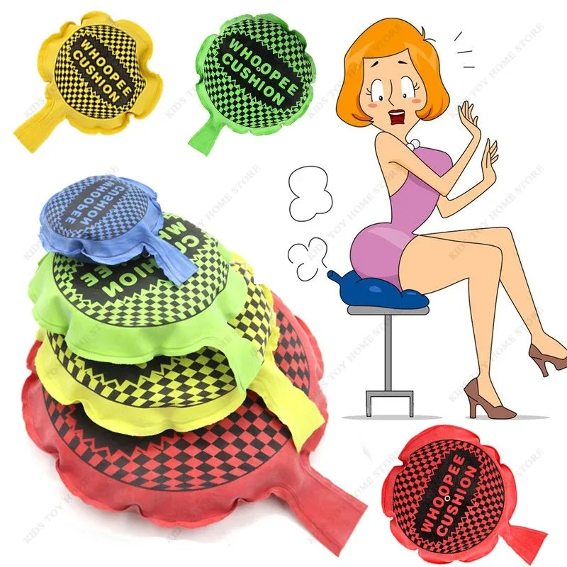 

Kids Fun Prank Toys Whoopee Cushion Jokes Gags Pranks Maker Trick Funny Toy Fart Pad Pillow Toys For Children Adult