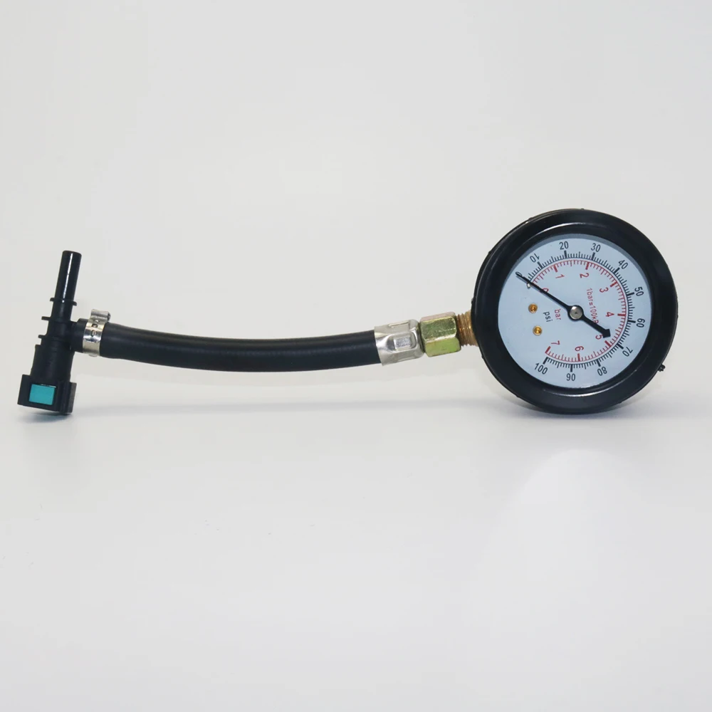 Kit Manometro Pressione Carburante - Per Auto E Moto, Nero - Foto 4