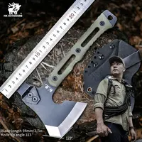 HX OUTDOORS Mercenarys Full Tang Camping Survival Touris Axe Hatchet Tactical Multifunctional Hunting Tools Tomahawk Hammer axes 1