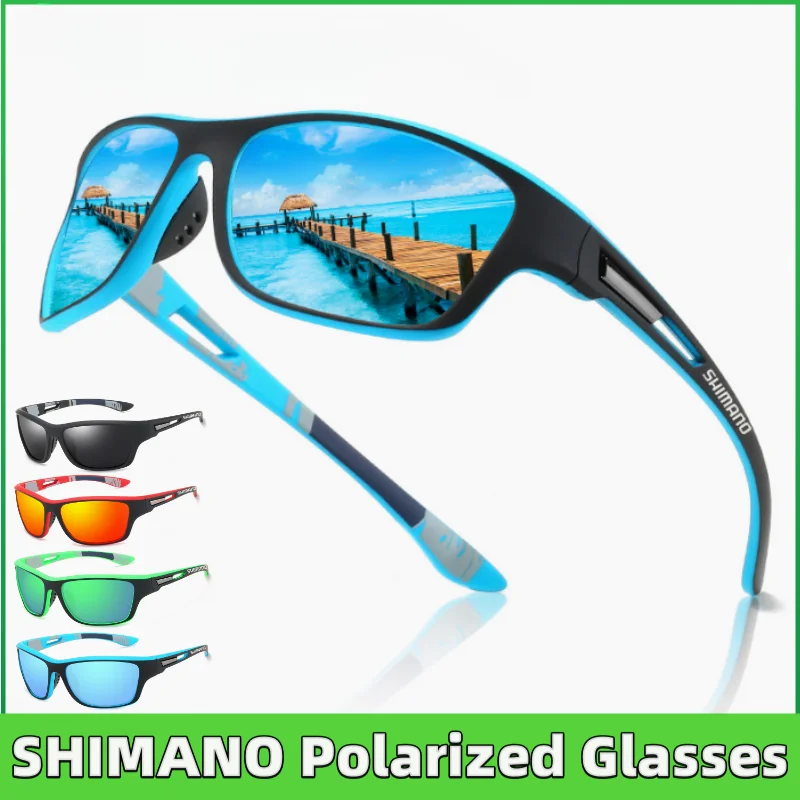 

New Original Shimano Sunglasses for Men and Women Outdoor Sports Fashion HD Polarized Glasses Can Be Matched with Glasses