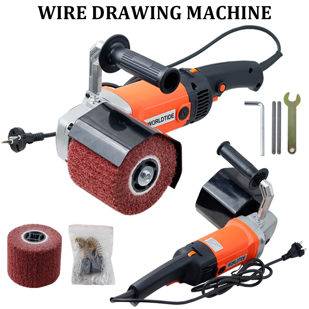 Grinding Machine Satin Finishing Machine Polishing Brushes Smoothing Roller Grinding,electric polisher,electric orbital sander