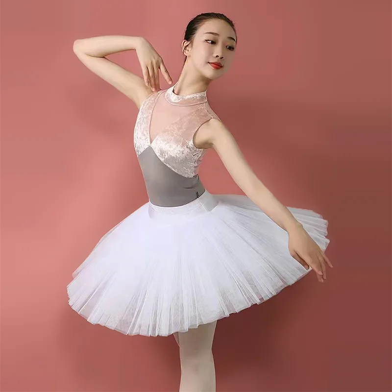 Adult Ballet Dancer Professional Performance Tutu Skirt Swan Lake Dance