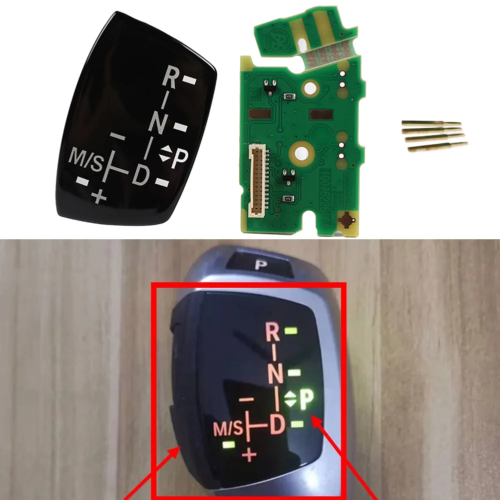1Set Car Gear Shift Knob Panel With LED Circuit Board For BMW F Series 3 4 5 6 7 X3 X4 X5 X6 Accessories