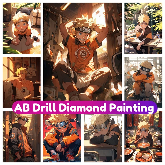 Japanese Anime Naruto 5D Diamond Painting Kits FULL Drill Art Gift  Decoration