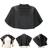 Short Square Black Waterproof Hairdressing Salon Barber Hair Cutting Cape Cloth Wrap Hairdressing Cape Barber Hair Dye Tools 1