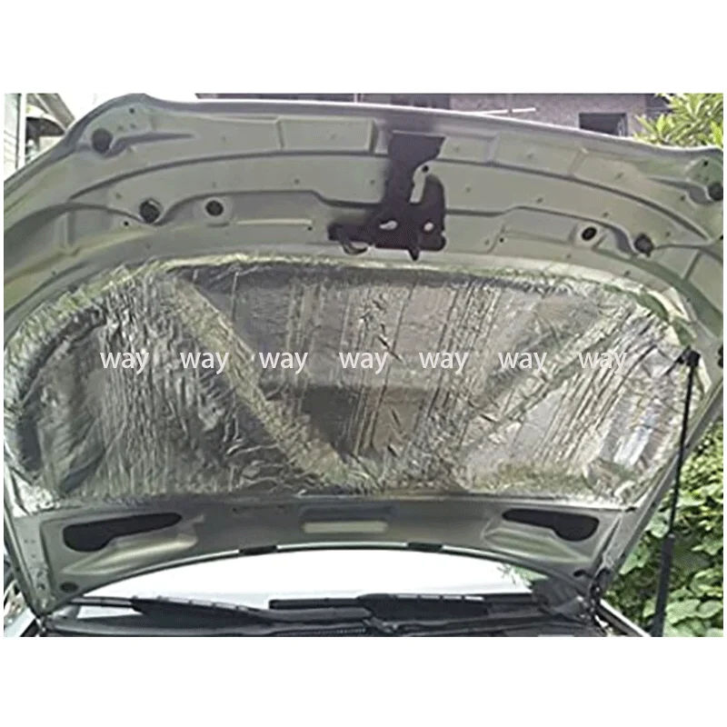 1Pc 100x40cm 5mm Car Noise Insulation Heat Sound Pad Car Truck Noise Insulation Mat Heat Sound Thermal Proof Pad