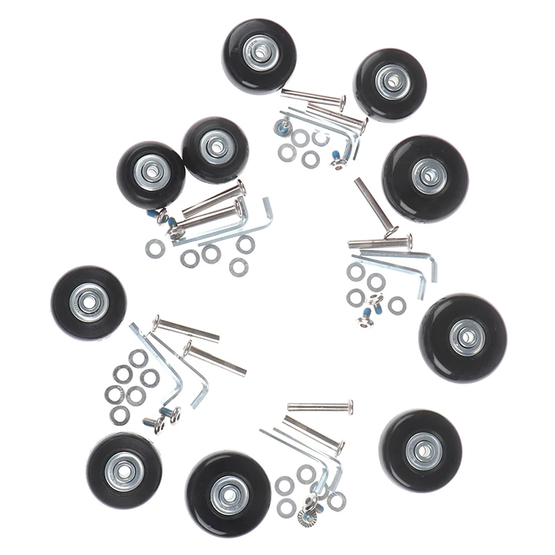 

40-54mm Luggage Suitcase Replacement Wheels Repair Kit Axles Deluxe
