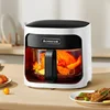 Household new large-capacity intelligent automatic multi-function all-in-one new electric oven glass visual air fryer 2