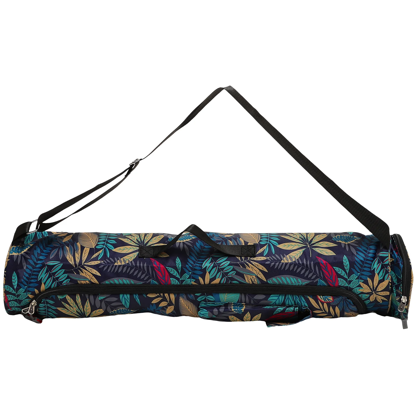 

Yoga Mat Storage Bag Zipper Strap National Style Cylinder Single Shoulder Oxford Cloth Outdoor