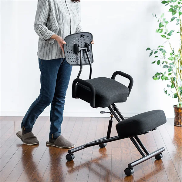 Description Picture 5 of itemAdult Student Sitting Posture Correction Seat Raised and Lowered Kneeling Chair for Office School Ergonomic Computer Knee Stool