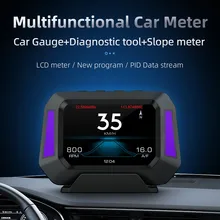 

Car Digital GPS Head Up Display Gauge OBD2 Model Car-Styling Speedometer Speed Warning MPH BAT Alarm Car Accessories For All Car