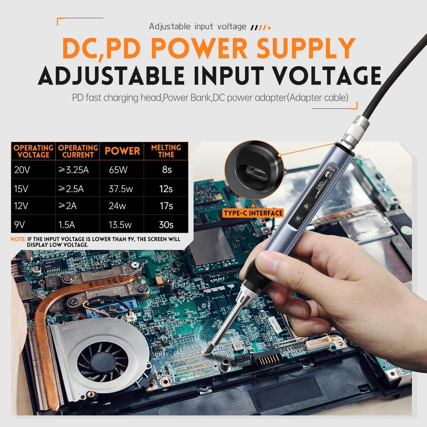 

Cautin Para Soldar eEectronica Fnirsi Hs01 Pd65w Portable Thermostatic Welding Equipment Tools Soldering Iron Kit Soldador Tool