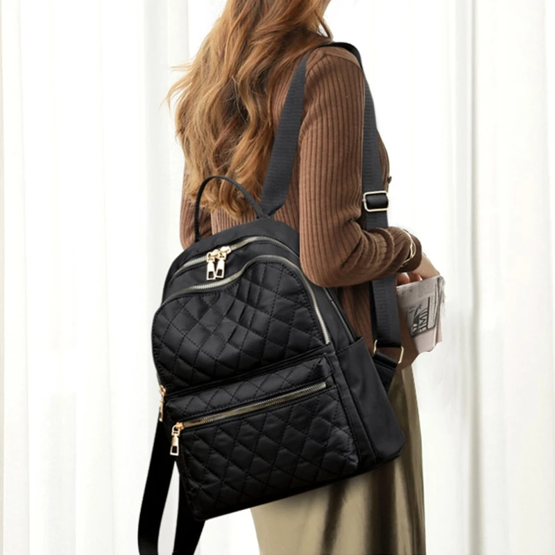 Backpack for Women Nylon Travel Backpacks Shoulder Bag Small Casual Daypack